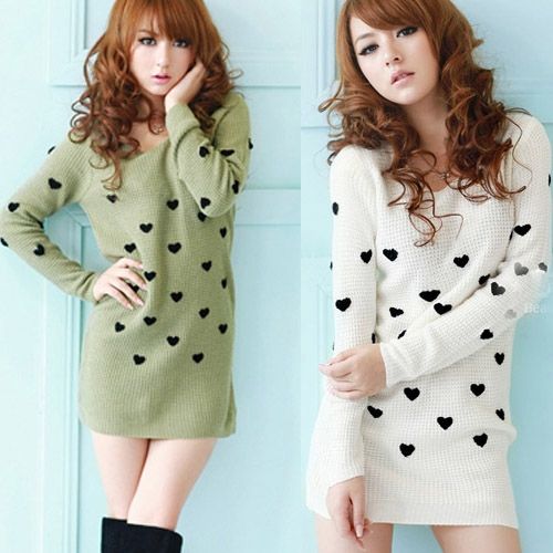 Vestido Novelo De Coração