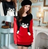 Blusa Gato Pendurado